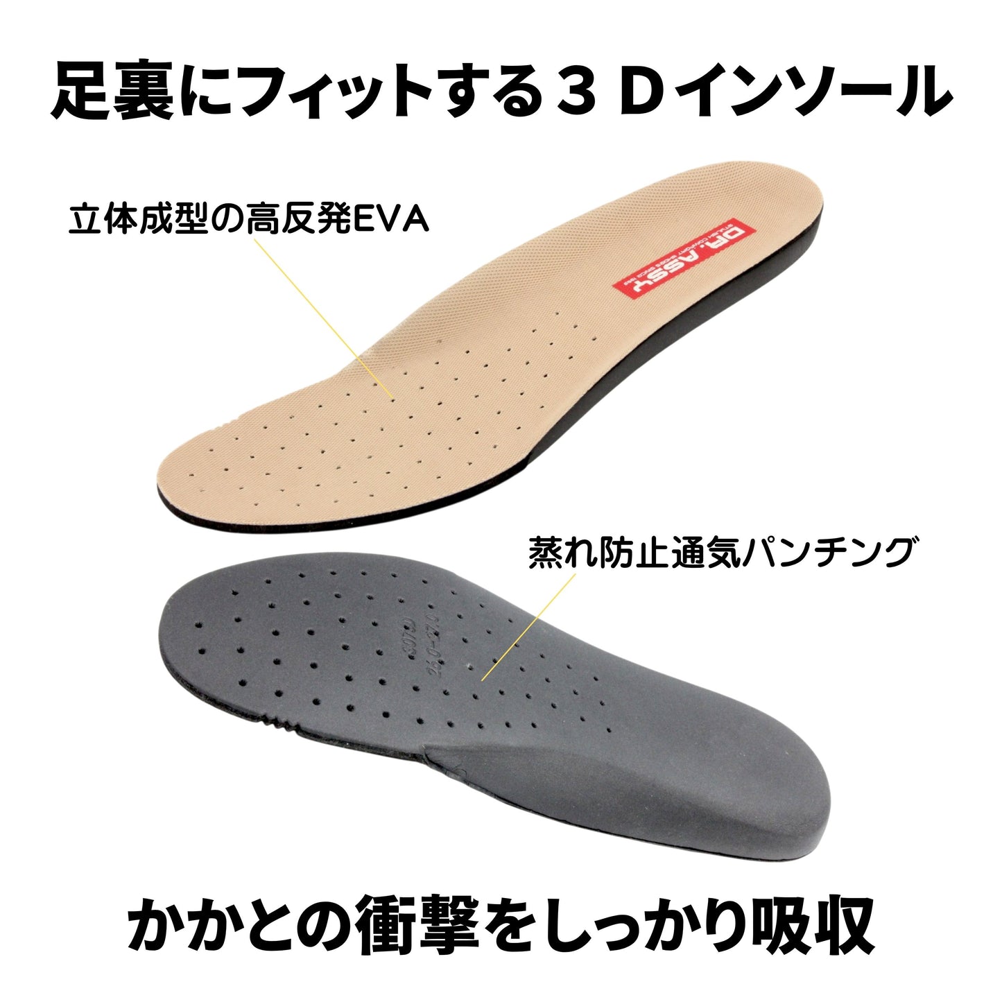 【WEB限定モデル】4E ウォーキング 本革 ファスナー｜DR7007