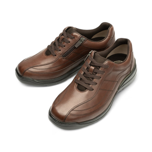 【売れ筋 No.1 】4E 幅広甲高 ファスナー 本革 軽量｜DR8014